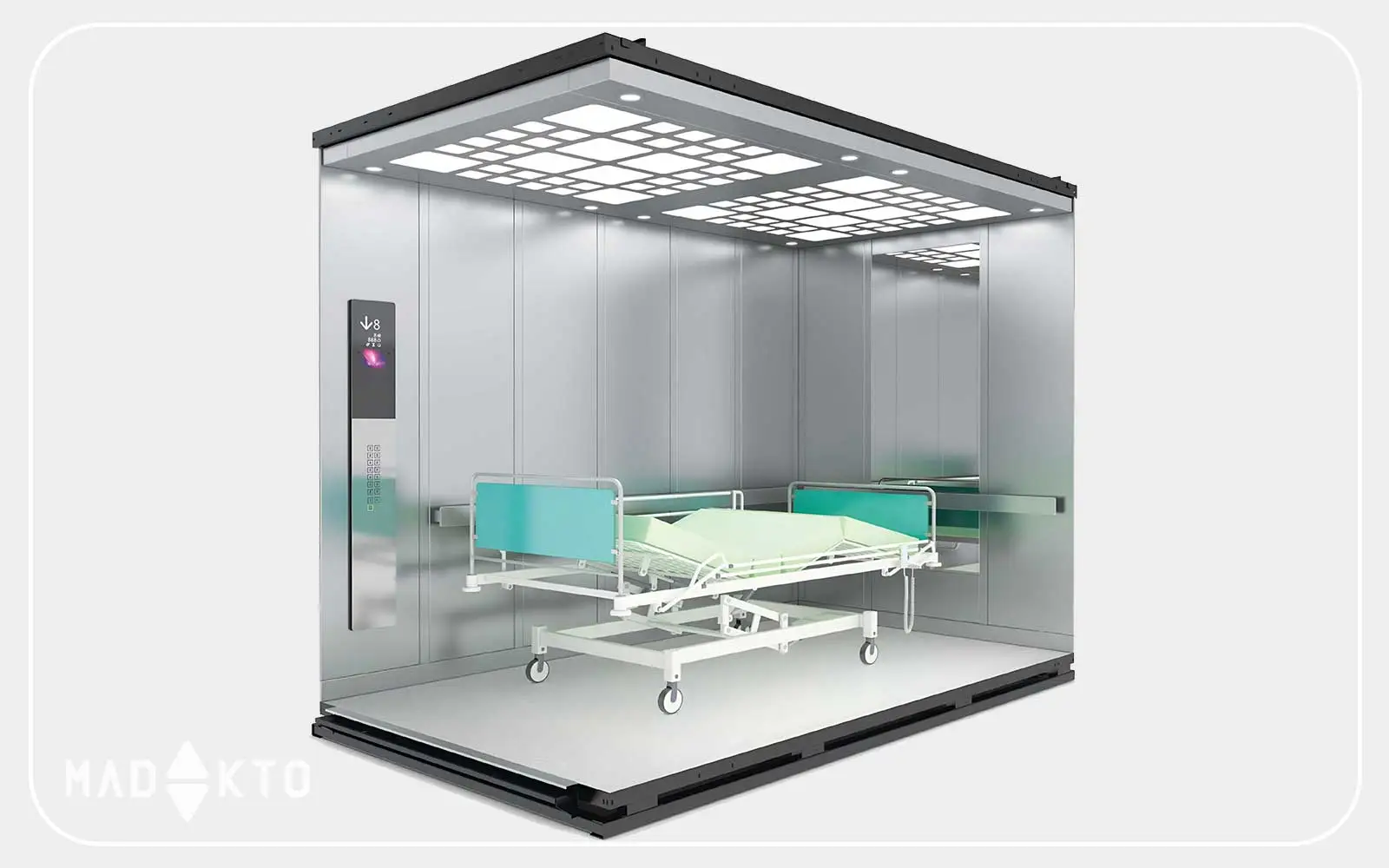 آسانسور بیمارستان-ماداکتو آسانسور