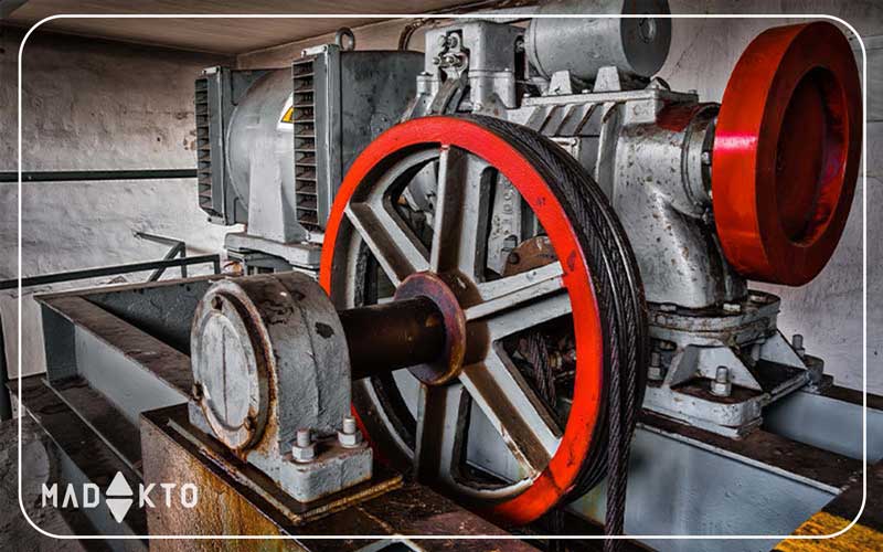 سرویس و نگهداری-آسانسور موتور آسانسور